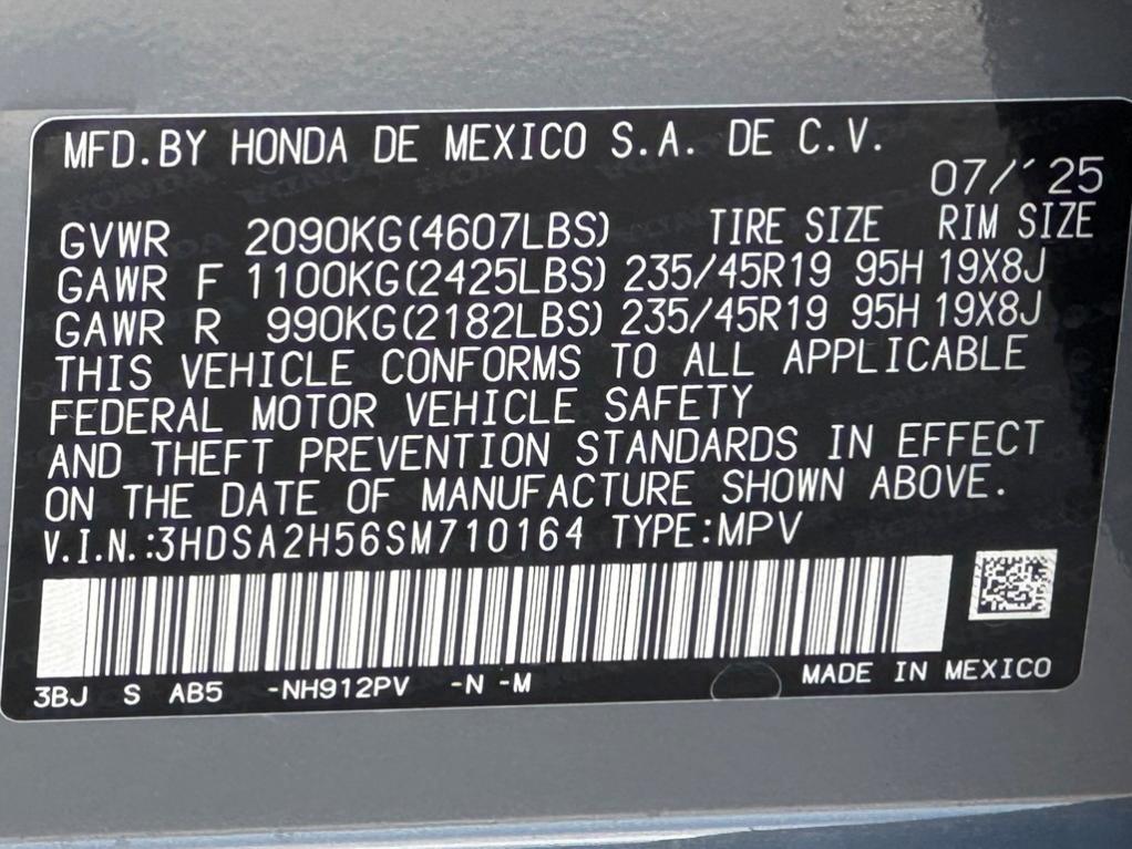 new 2025 Acura ADX car, priced at $41,950