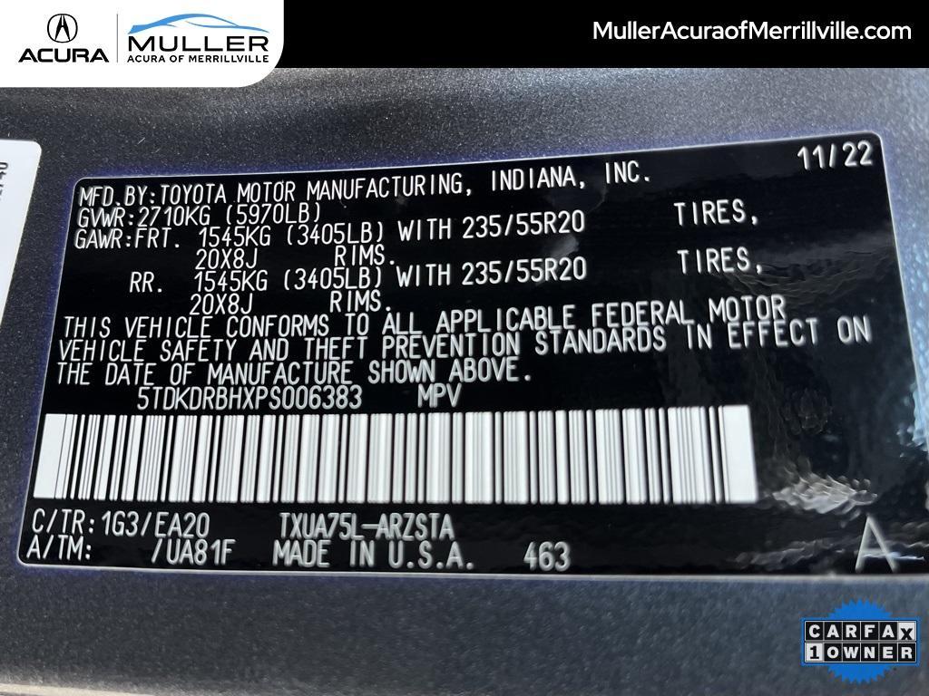 used 2023 Toyota Highlander car, priced at $39,930