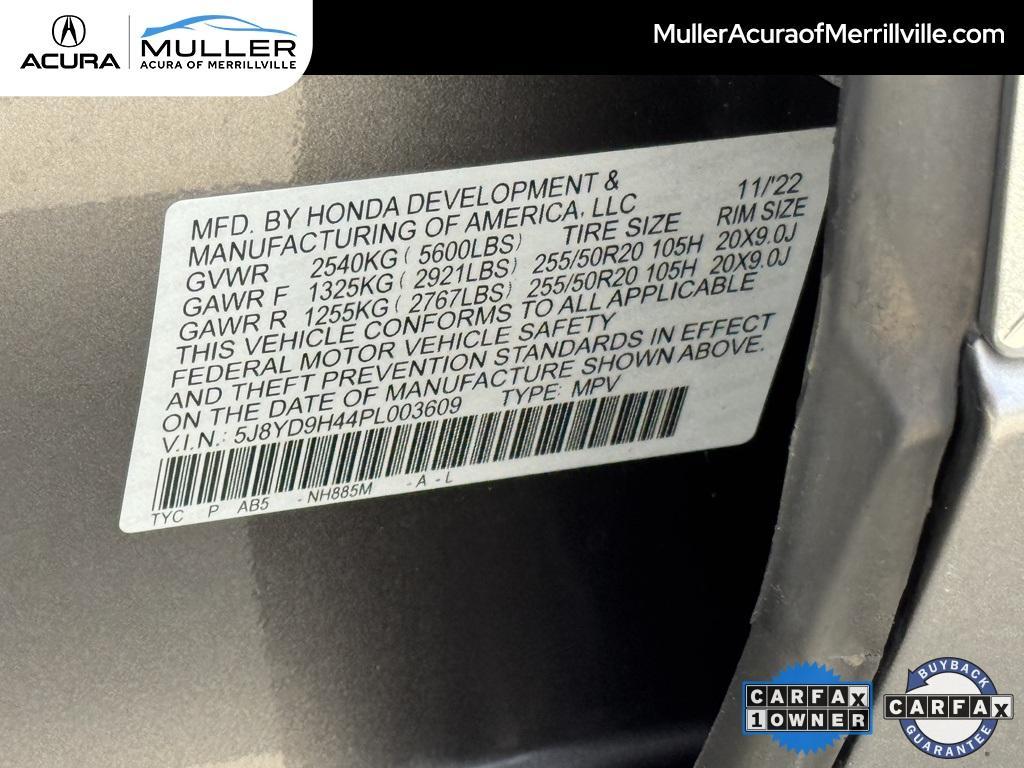 used 2023 Acura MDX car, priced at $41,229