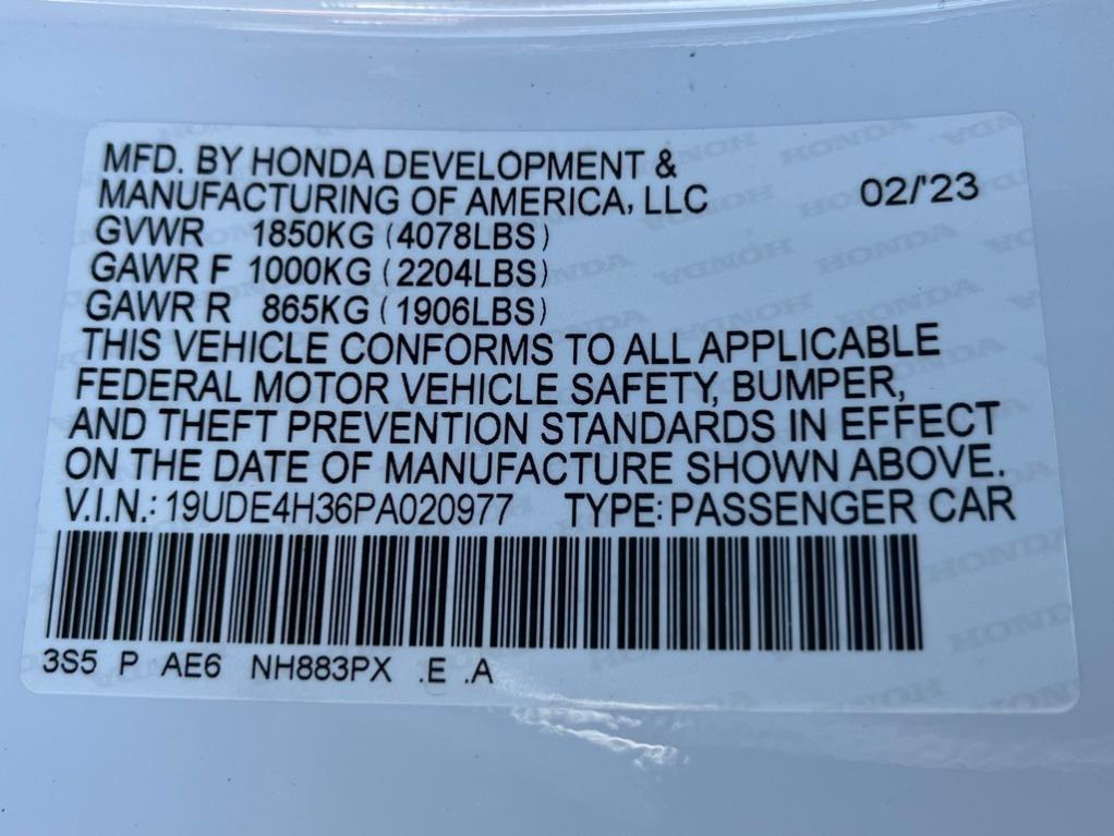 used 2023 Acura Integra car, priced at $26,907