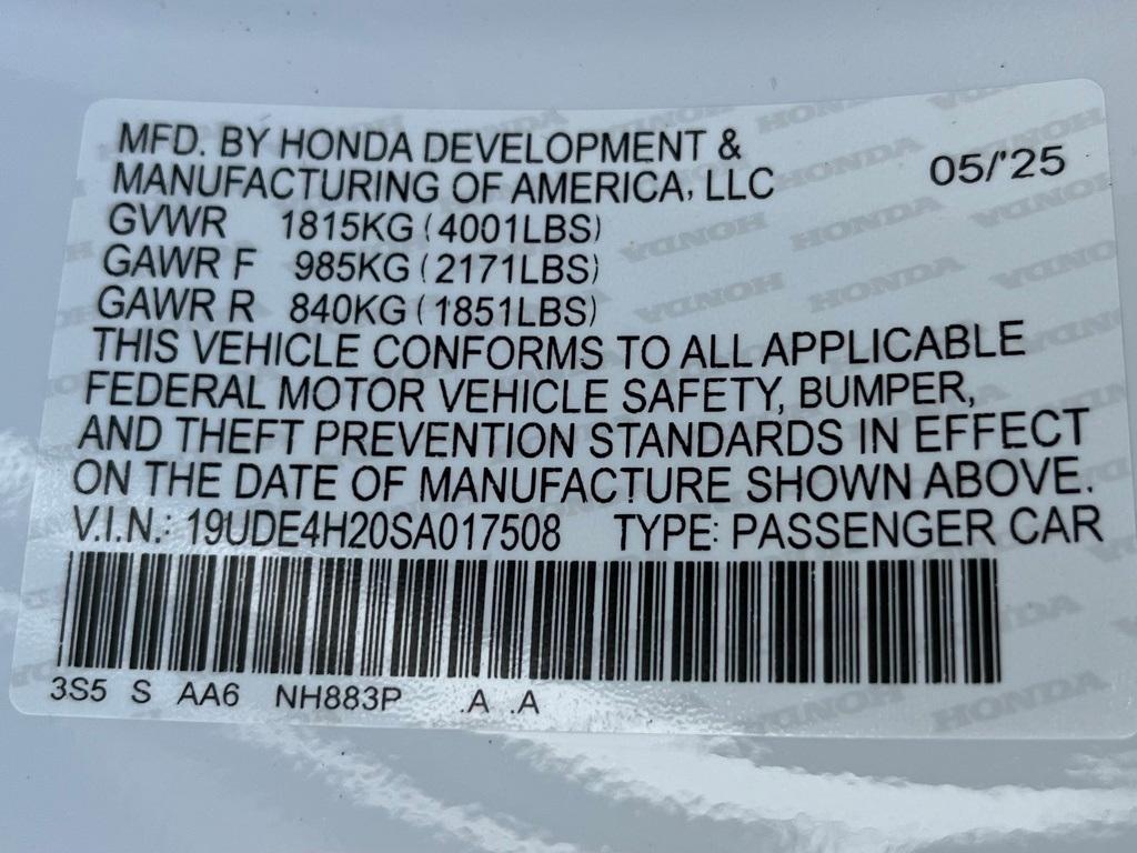 new 2025 Acura Integra car, priced at $34,795