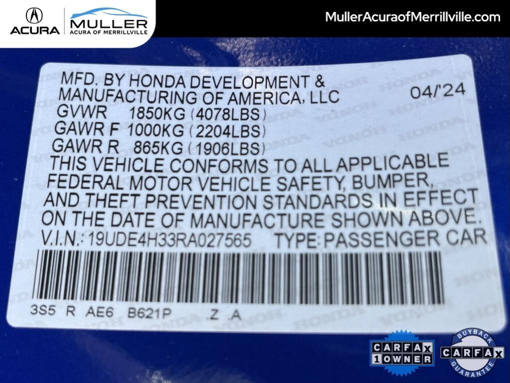 used 2024 Acura Integra car, priced at $28,919