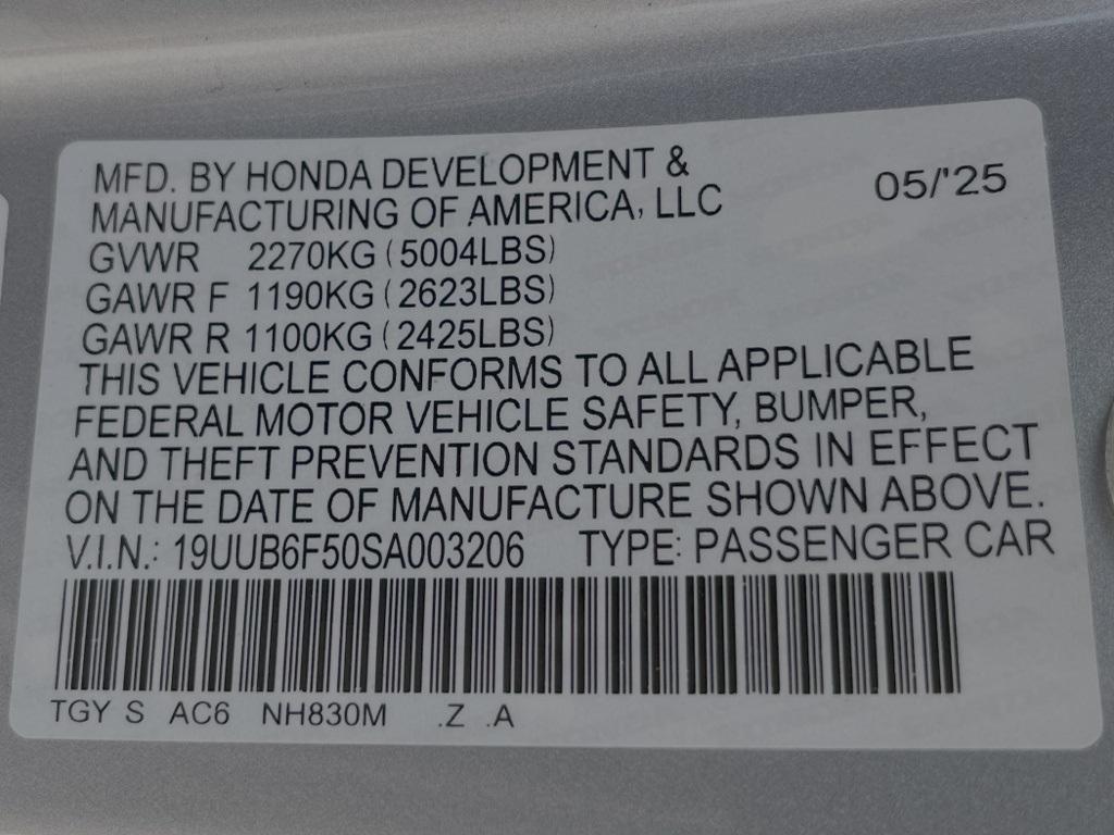 new 2025 Acura TLX car, priced at $51,595