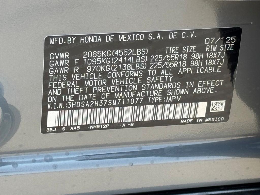 new 2025 Acura ADX car, priced at $38,950