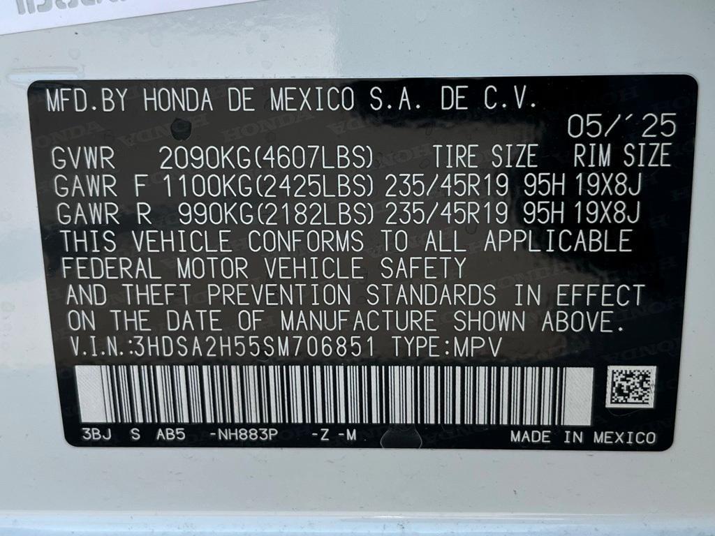 new 2025 Acura ADX car, priced at $41,950