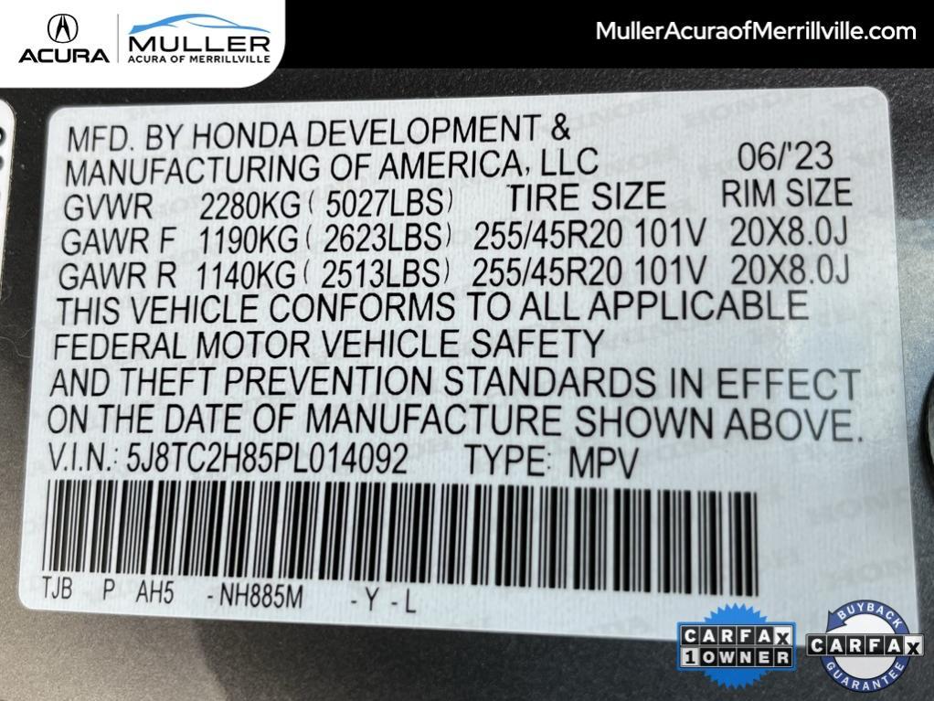 used 2023 Acura RDX car, priced at $41,831
