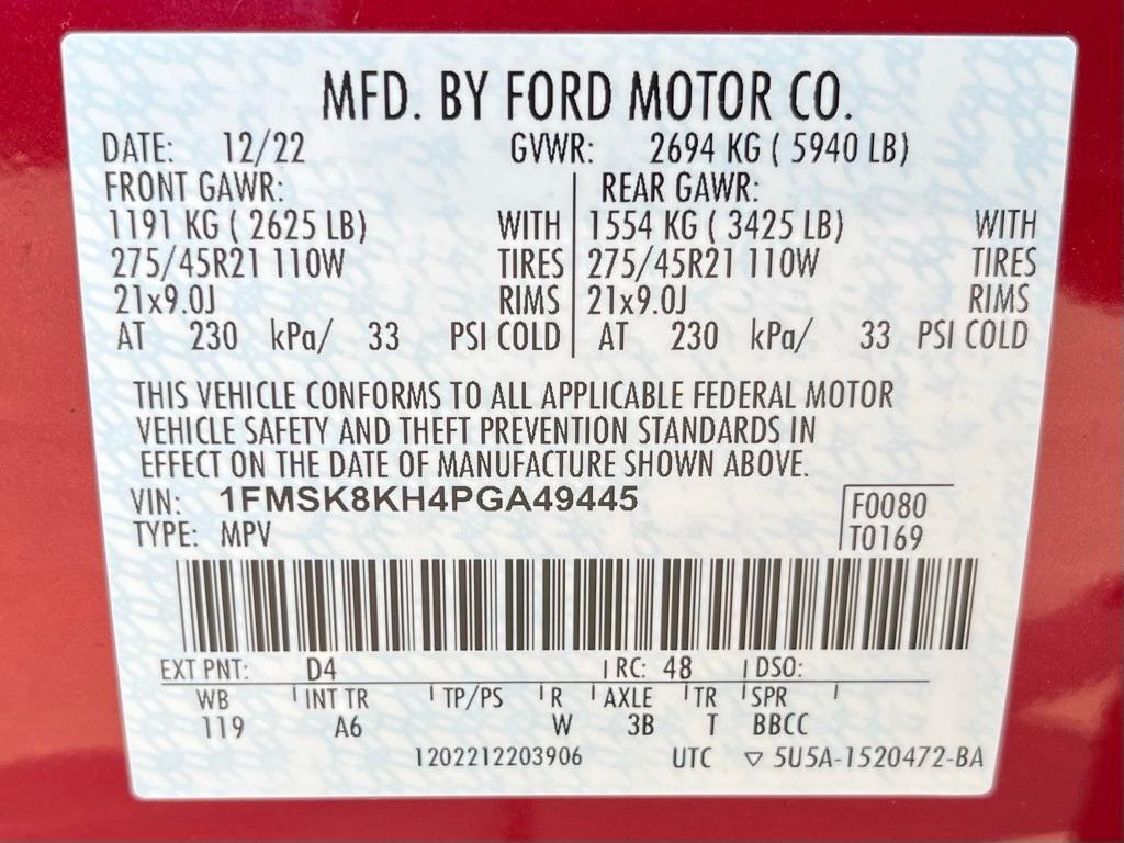 used 2023 Ford Explorer car, priced at $37,014