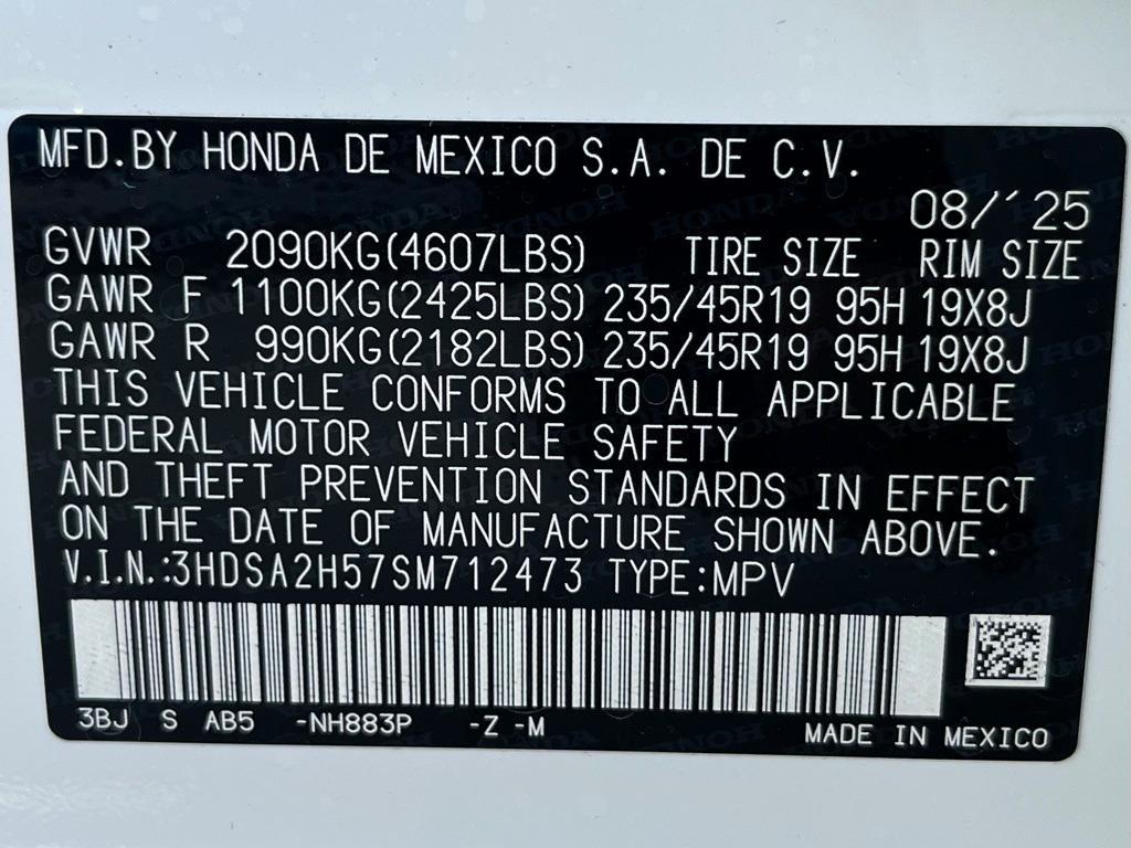 new 2025 Acura ADX car, priced at $41,950