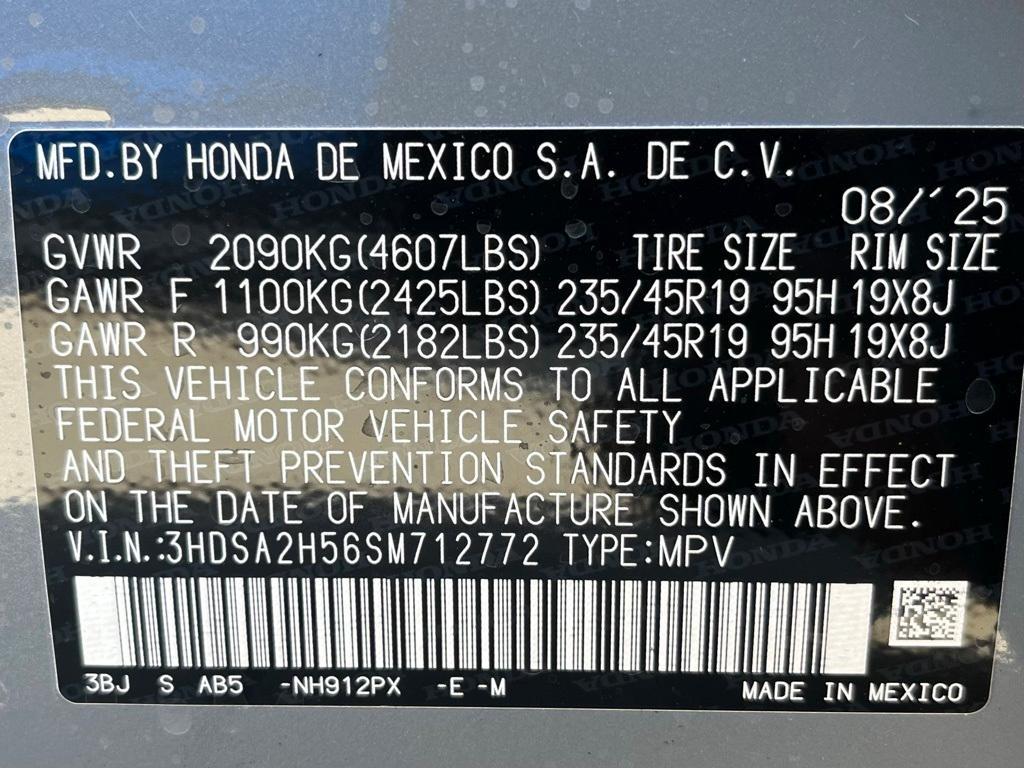 new 2025 Acura ADX car, priced at $41,950