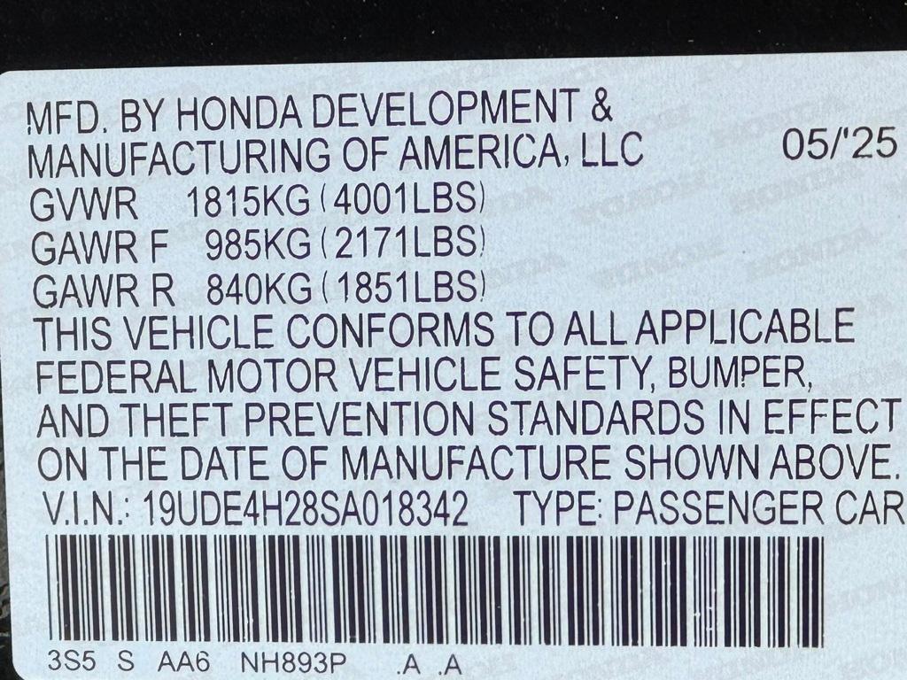 new 2025 Acura Integra car, priced at $33,947