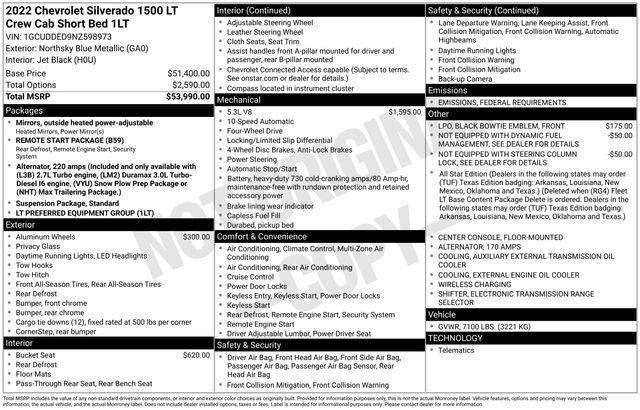 used 2022 Chevrolet Silverado 1500 car, priced at $39,313