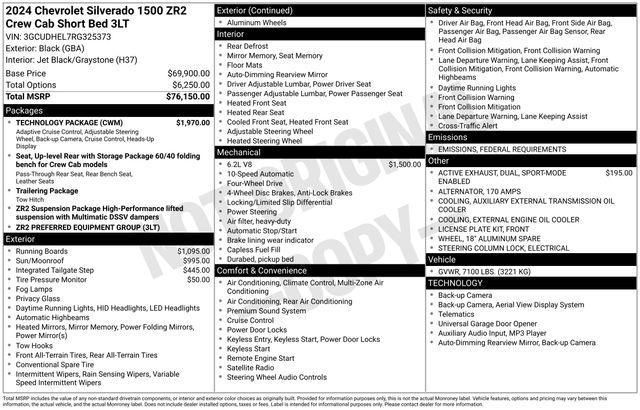 used 2024 Chevrolet Silverado 1500 car, priced at $60,671