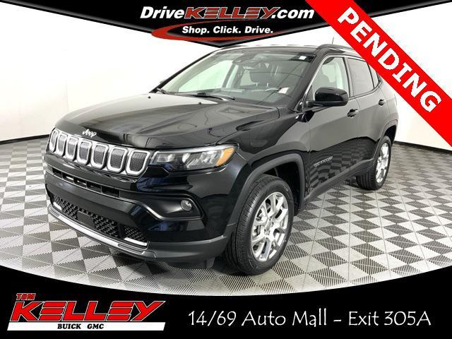 used 2022 Jeep Compass car, priced at $19,717