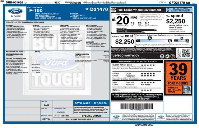 used 2016 Ford F-150 car, priced at $14,491