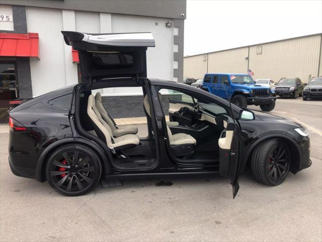 used 2023 Tesla Model X car, priced at $74,399