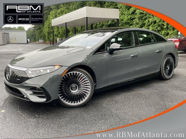 new 2025 Mercedes-Benz AMG EQS car, priced at $159,145