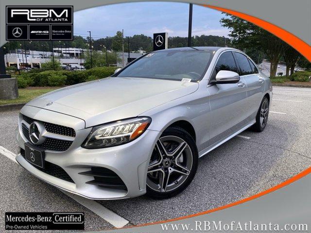used 2021 Mercedes-Benz C-Class car, priced at $35,987