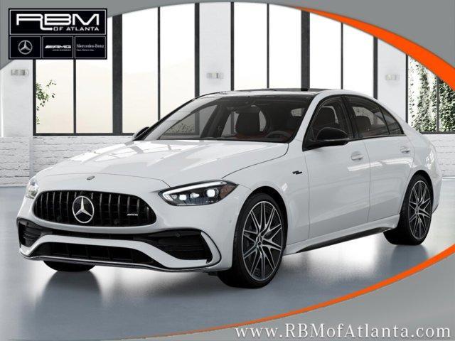 new 2024 Mercedes-Benz AMG C 43 car, priced at $73,390