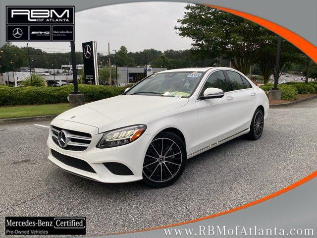 used 2021 Mercedes-Benz C-Class car, priced at $33,986