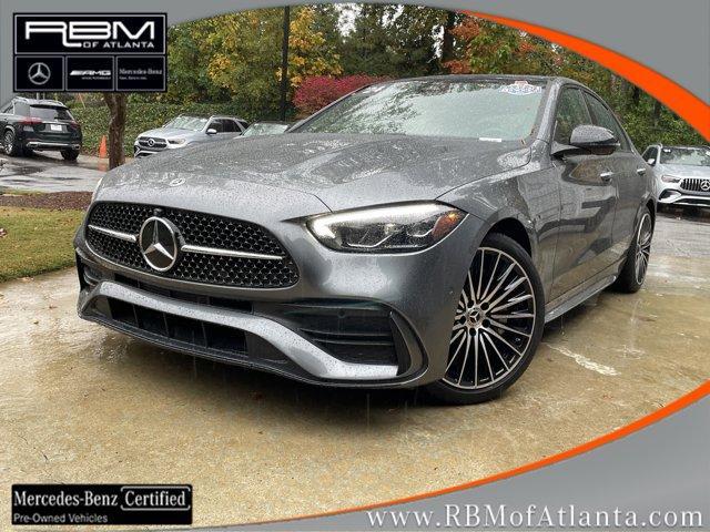 used 2024 Mercedes-Benz C-Class car, priced at $41,900