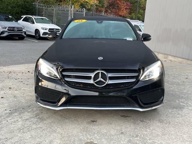 used 2018 Mercedes-Benz C-Class car, priced at $18,353