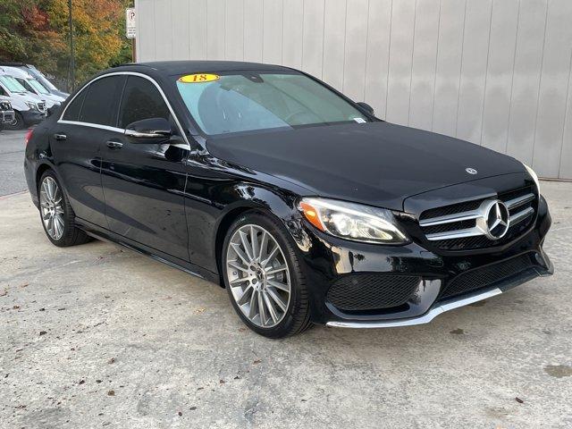 used 2018 Mercedes-Benz C-Class car, priced at $18,353
