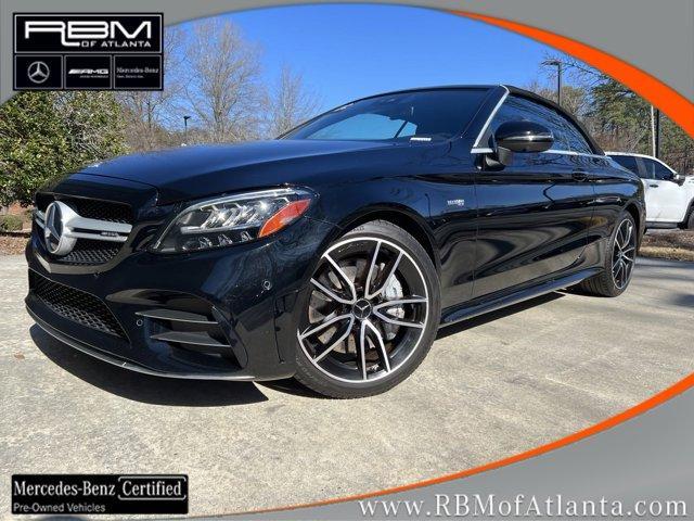 used 2022 Mercedes-Benz AMG C 43 car, priced at $54,784