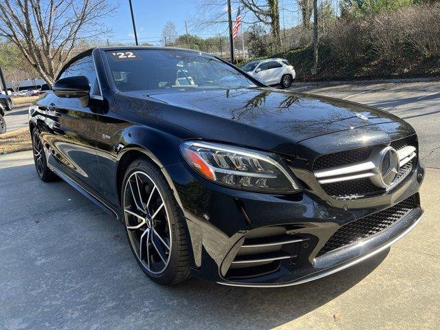 used 2022 Mercedes-Benz AMG C 43 car, priced at $54,784