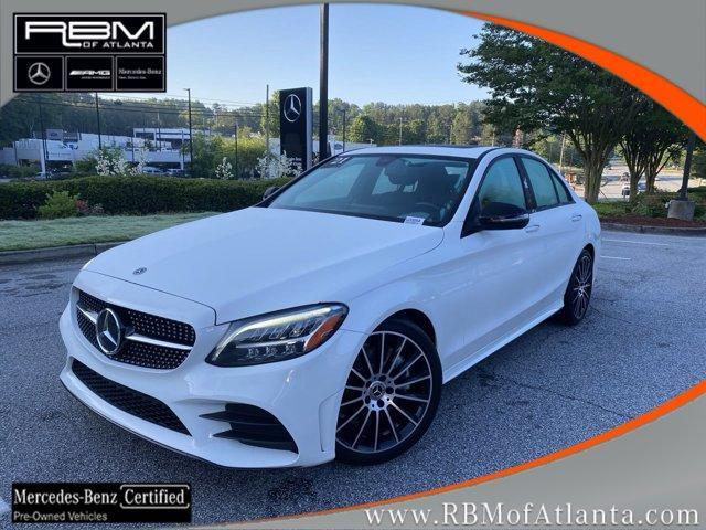 used 2021 Mercedes-Benz C-Class car, priced at $34,898