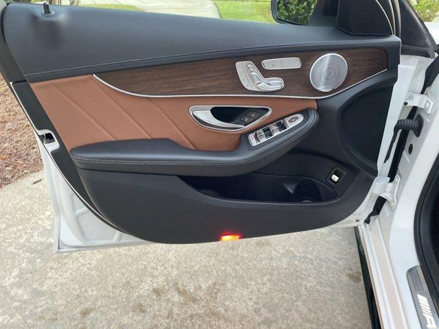 used 2021 Mercedes-Benz AMG C 43 car, priced at $39,994
