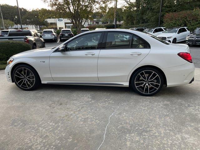 used 2021 Mercedes-Benz AMG C 43 car, priced at $39,994