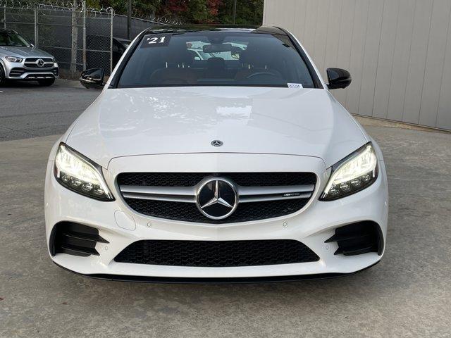 used 2021 Mercedes-Benz AMG C 43 car, priced at $39,994