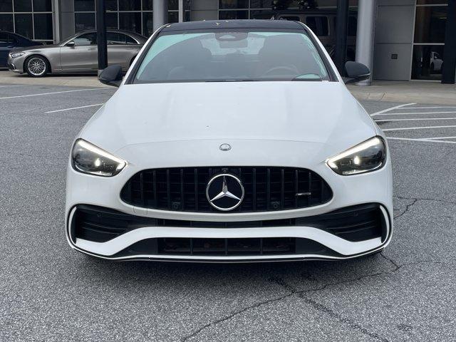 used 2024 Mercedes-Benz AMG C 43 car, priced at $58,900
