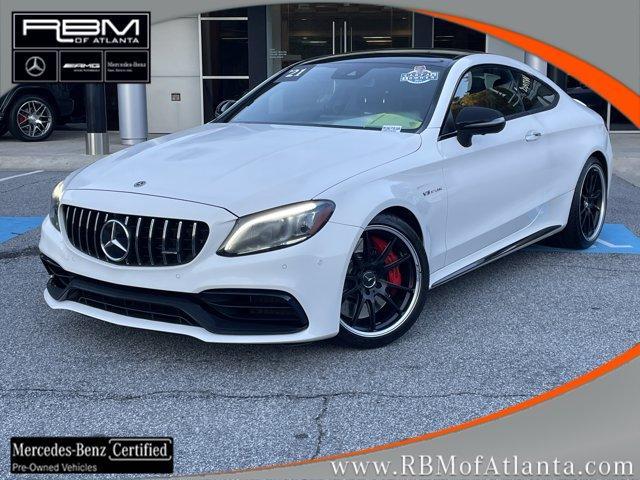 used 2021 Mercedes-Benz AMG C 63 car, priced at $71,849