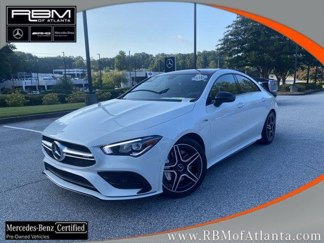 used 2021 Mercedes-Benz AMG CLA 35 car, priced at $41,885