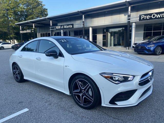 used 2021 Mercedes-Benz AMG CLA 35 car, priced at $41,885