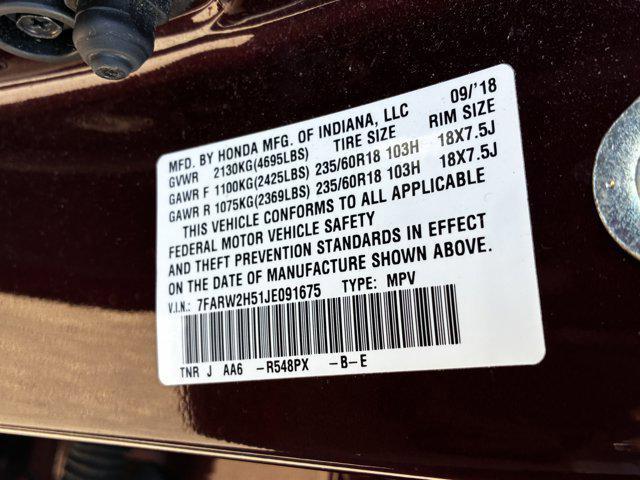 used 2018 Honda CR-V car, priced at $20,250