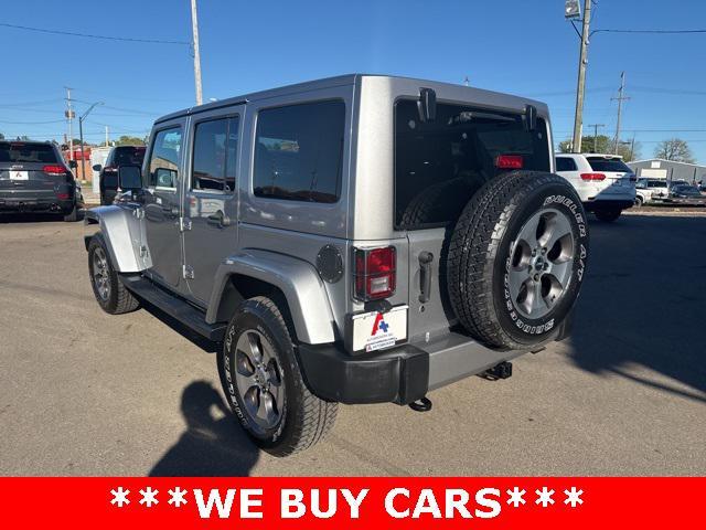 used 2017 Jeep Wrangler Unlimited car, priced at $21,698