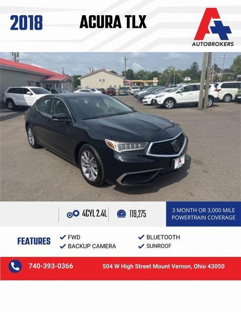 used 2018 Acura TLX car, priced at $15,698