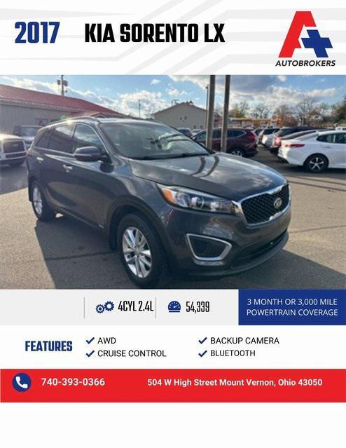 used 2017 Kia Sorento car, priced at $14,998
