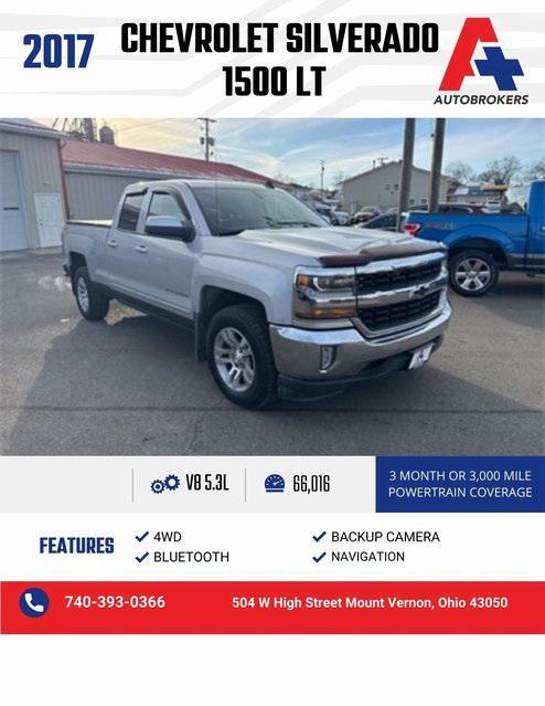 used 2017 Chevrolet Silverado 1500 car, priced at $22,998