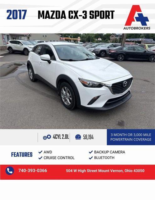 used 2017 Mazda CX-3 car, priced at $15,498