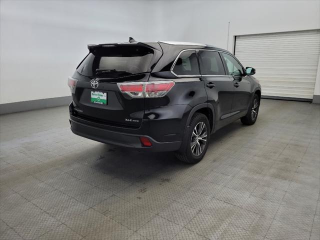 used 2016 Toyota Highlander car, priced at $20,795