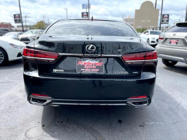 used 2018 Lexus LS 500 car, priced at $42,980