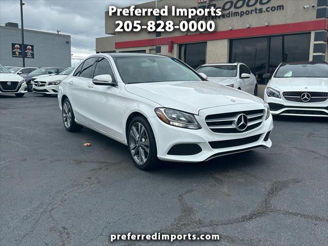 used 2017 Mercedes-Benz C-Class car, priced at $15,880