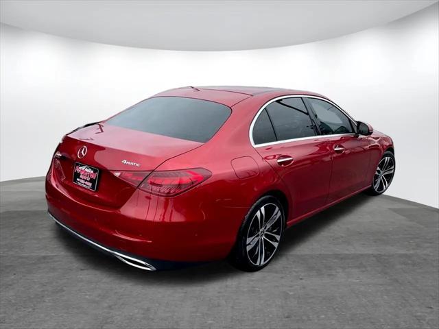 used 2022 Mercedes-Benz C-Class car, priced at $28,800