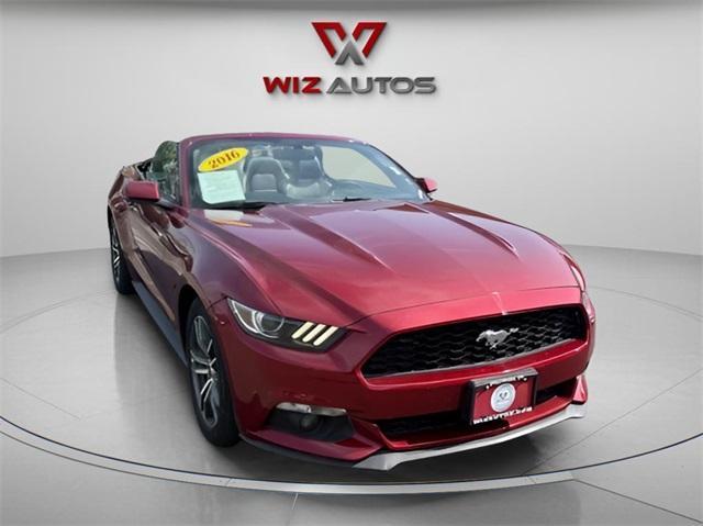 used 2016 Ford Mustang car, priced at $16,797