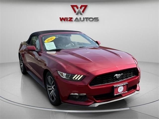 used 2016 Ford Mustang car, priced at $16,797