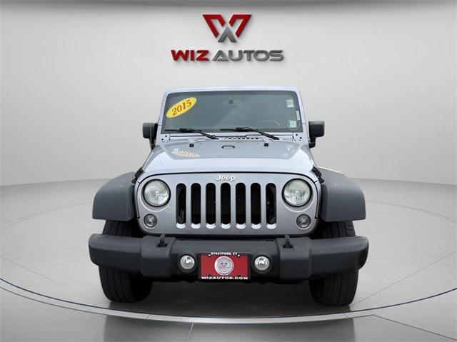 used 2015 Jeep Wrangler Unlimited car, priced at $22,691