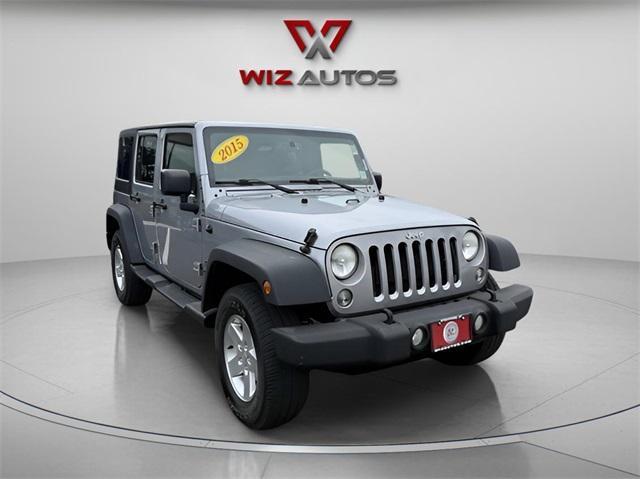 used 2015 Jeep Wrangler Unlimited car, priced at $22,691